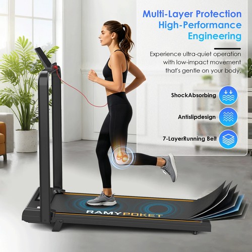 Folding electric treadmill - electric,