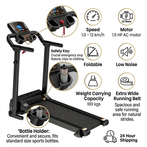 Treadmill motorized jogging - treadmill,