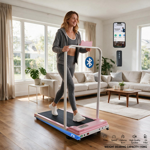 Walking pad treadmill - walking, foldable