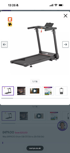 Adidas folding treadmill - 1,